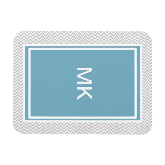 Magnet Flexible ZigZag gris simple (Horizontal)