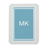 Magnet Flexible ZigZag gris simple (Vertical)