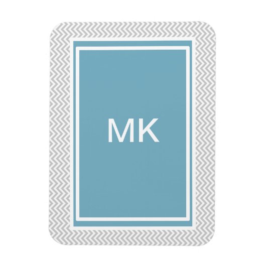 Magnet Flexible ZigZag gris simple (Vertical)