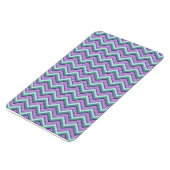 Magnet Flexible ZigZag turquoise et Améthyste (Côté Gauche)