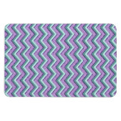 Magnet Flexible ZigZag turquoise et Améthyste (Horizontal)