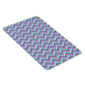 Magnet Flexible ZigZag turquoise et Améthyste (Côté Droit)