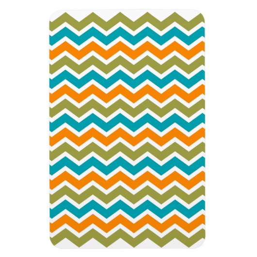 Magnet Flexible Zigzag, une tribu dynamique de Peacock (Vertical)