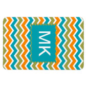 Magnet Flexible Zigzag, une tribu dynamique de Peacock (Horizontal)