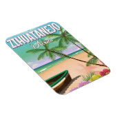 Magnet Flexible Zihuatanejo affiche de vacances à la plage mexicai (Côté Droit)