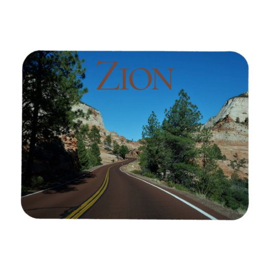 Magnet Flexible Zion National Park Utah Souvenir (Horizontal)