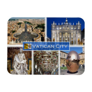 Magnet Flexible zIT000 ROME Vatican City. Carré de Saint Pierre,