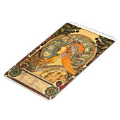 Magnet Flexible Zodiac, peinture Art Nouveau d'Alphonse Mucha (Côté Gauche)