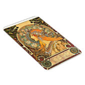 Magnet Flexible Zodiac, peinture Art Nouveau d'Alphonse Mucha (Côté Droit)