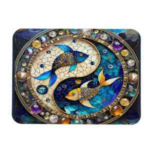 Magnet Flexible Zodiaque - Poissons Yin et Yang
