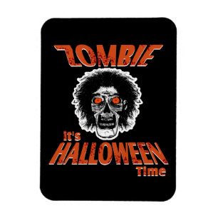 Magnet Flexible ZOMBIE C'est l'heure d'Halloween