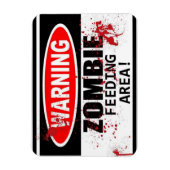Magnet Flexible Zombie Sicn (Vertical)