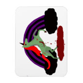 Magnet Flexible Zombie Unicorn (Vertical)