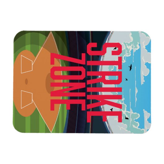 Magnet Flexible Zone de baseball (Horizontal)