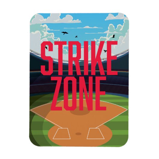 Magnet Flexible Zone de baseball (Vertical)