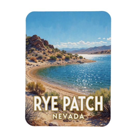 Magnet Flexible Zone de loisirs d'État de Rye Patch — Nevada (Vertical)