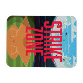 Magnet Flexible Zone de strike de baseball (Horizontal)