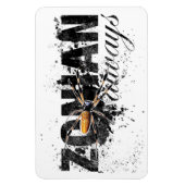 Magnet Flexible Zonien toujours avec araignée (texturé) (Vertical)