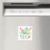 Magnet floral de printemps (In Situ (Lave-vaisselle))