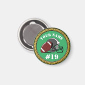 Magnet Football - Ajouter Nom et numéro (Recto/Verso)