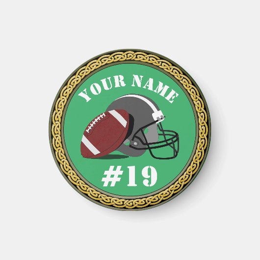 Magnet Football - Ajouter Nom et numéro (Devant)