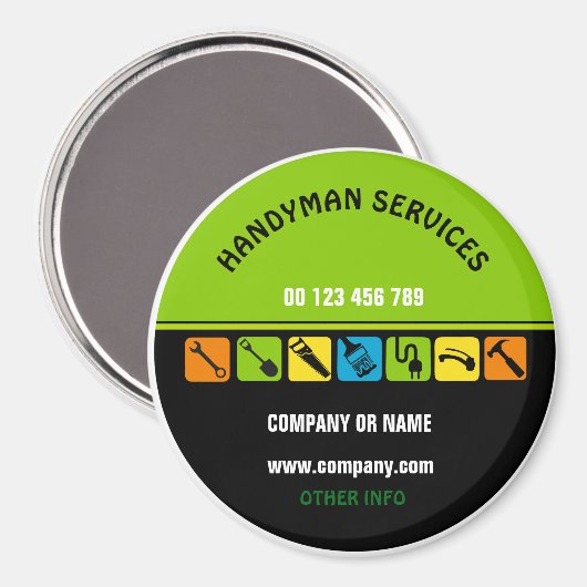Magnet for handyman (Recto/Verso)