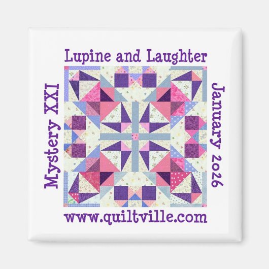 Magnet for Lupine and Laughter Magneet (Voorkant)