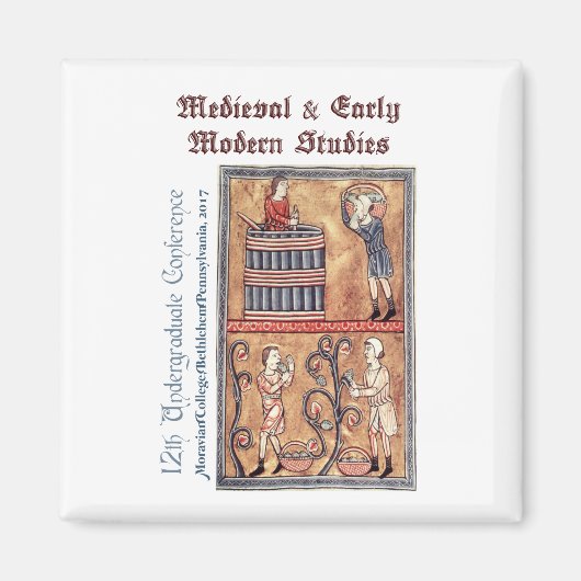 Magnet for Moravian conference (Devant)