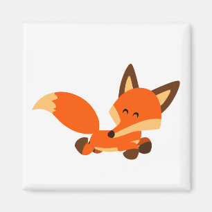 Magnet Fox de la flotte mignonne