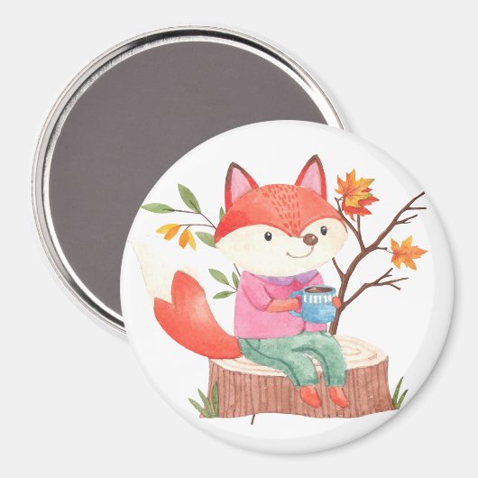 Magnet Fox mou (Recto/Verso)