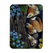 Magnet Fox Pups (Vertical)