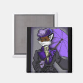 Magnet Fox victorien (Recto/Verso)