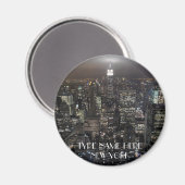 Magnet frigo New York Personnalisé Magnet NYC (Recto/Verso)