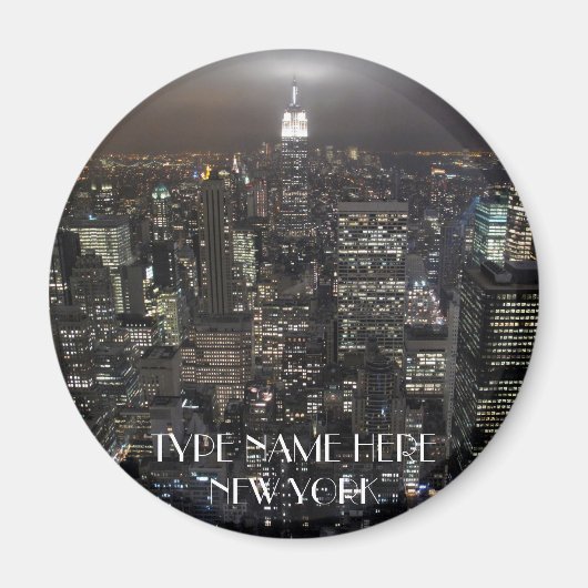Magnet frigo New York Personnalisé Magnet NYC (Devant)