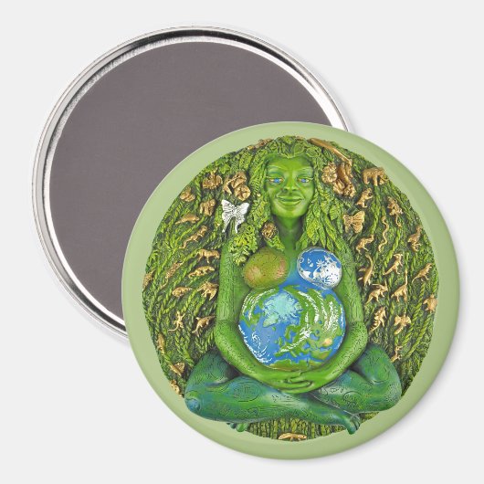 Magnet Gaia millénaire (Recto/Verso)