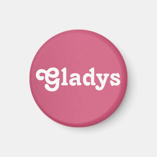Magnet Gladys Magneet (Voorkant)