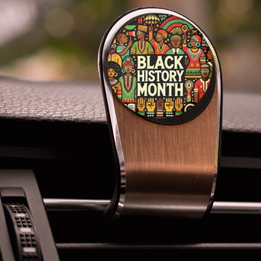 Magnet graphique de la culture afro-colorée