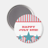 Magnet Gras d'étoiles et de bandes (Recto/Verso)