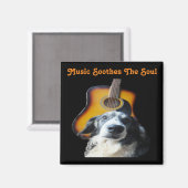 Magnet Guitar Dog Magneet (Voorkant / Achterkant)