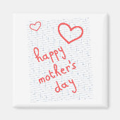 magnet "happy mother's day" (Devant)