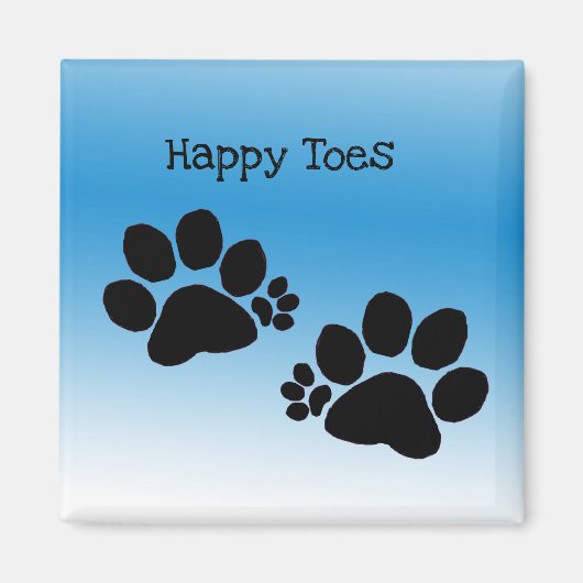 Magnet - Happy Toes Magneet (Voorkant)