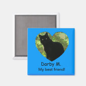 Magnet - Hart Lijst met naam Magneet (Voorkant / Achterkant)