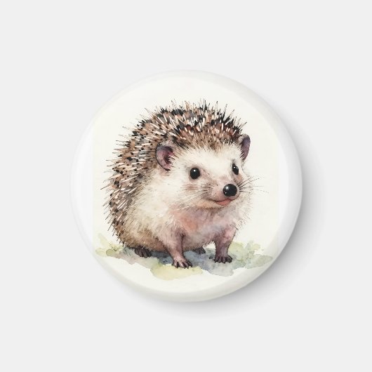 Magnet Hérisson Aquarelle (Devant)