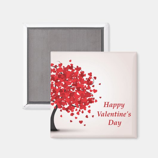 Magnet Heureuse Sainte-Valentin (Recto/Verso)
