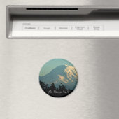Magnet : Hiver Mt. Rainier (In Situ (Lave-vaisselle))