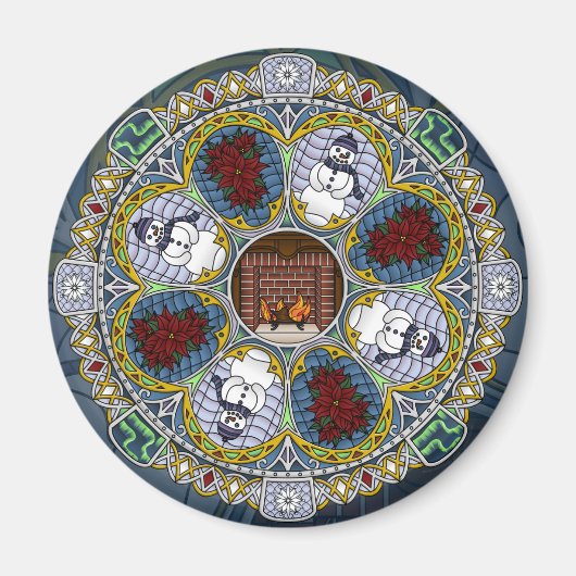 Magnet hiver Nouveau (Devant)