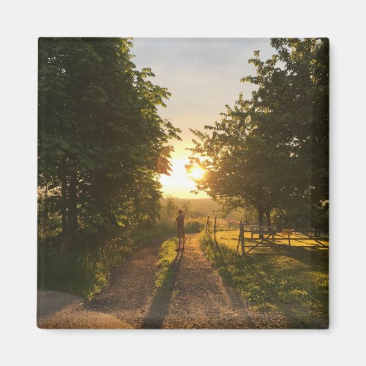 MAGNET - HOOP IN SUNSET MAGNEET (Voorkant)