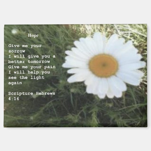 Magnet "Hope" Magneet (Voorkant)