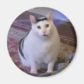 Magnet Huh Cat Meme (Devant)