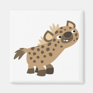 Magnet Hyena Cartoon Curieux